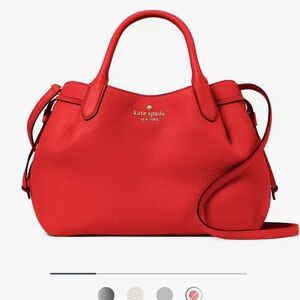 Kate Spade NWT Red Dumpling Large Satchel